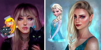 Artista retrata personagens de animação em fase adulta numa série de fantásticas ilustrações