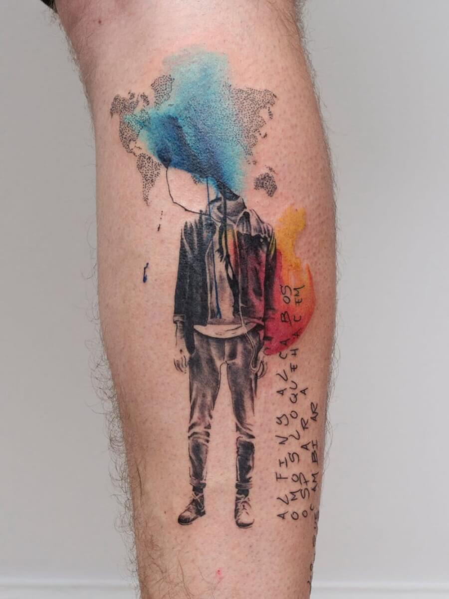 inspiringlife.pt - 16 tatuagens coloridas para quem quer dar um pouco de cor à sua vida