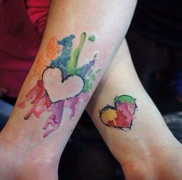 inspiringlife.pt - 25 tatuagens mais comuns entre mães e filhas