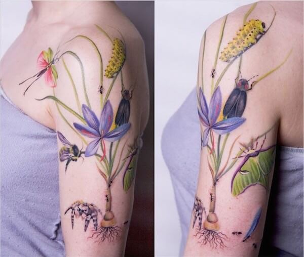 inspiringlife.pt - 33 tatuagens de flores tão lindas que te vão dar vontade de fazer uma