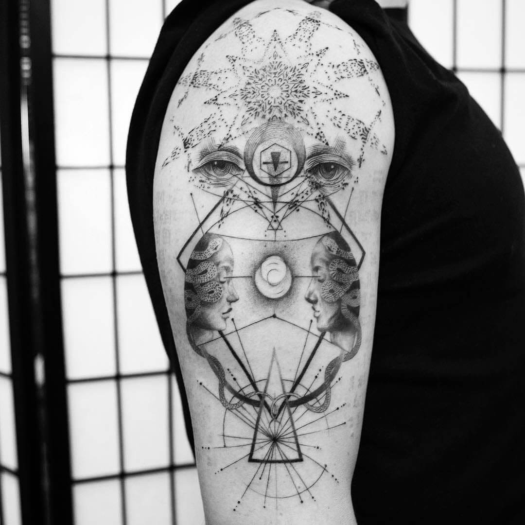 inspiringlife.pt - 20 tatuagens geométricas que vais simplesmente ADORAR
