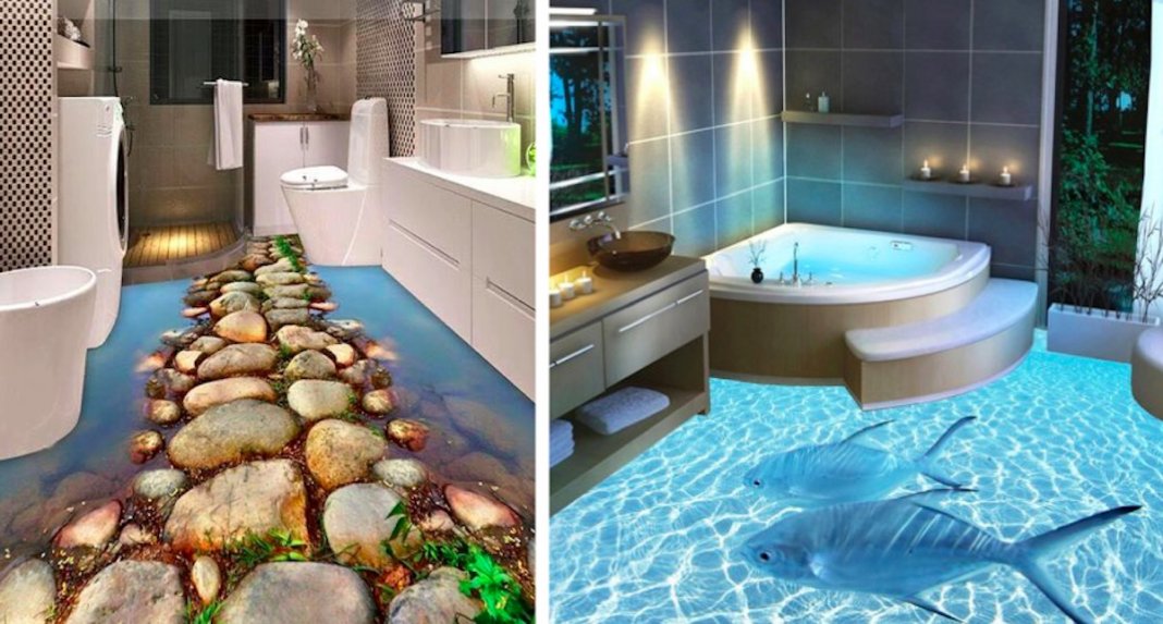 16 pisos em 3D que tornam qualquer ida à casa-de-banho numa experiência épica