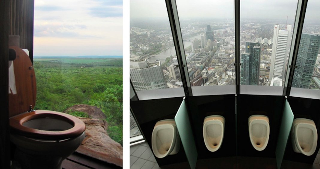 21 banheiros com as melhores vistas do Mundo