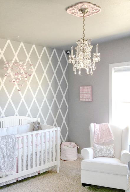 inspiringlife.pt - 25 ideias de decoração para quarto de bebé de menina
