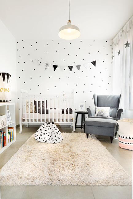 inspiringlife.pt - 25 ideias de decoração para quarto de bebé de menina