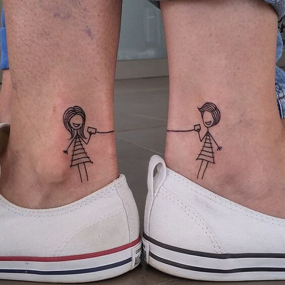 inspiringlife.pt - 23 fantásticas tatuagens para fazeres com a tua irmã