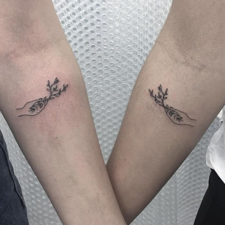 inspiringlife.pt - 23 fantásticas tatuagens para fazeres com a tua irmã