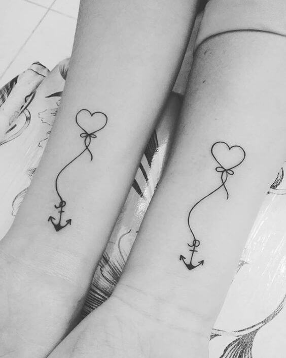 inspiringlife.pt - 23 fantásticas tatuagens para fazeres com a tua irmã