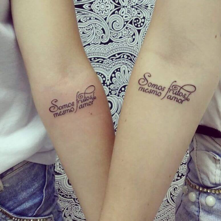 inspiringlife.pt - 23 fantásticas tatuagens para fazeres com a tua irmã