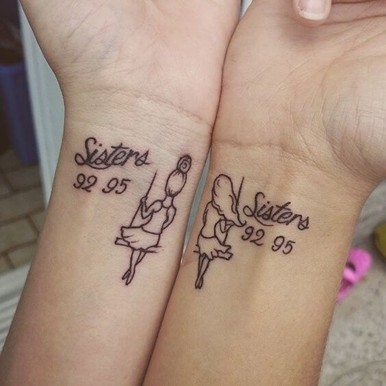 inspiringlife.pt - 23 fantásticas tatuagens para fazeres com a tua irmã