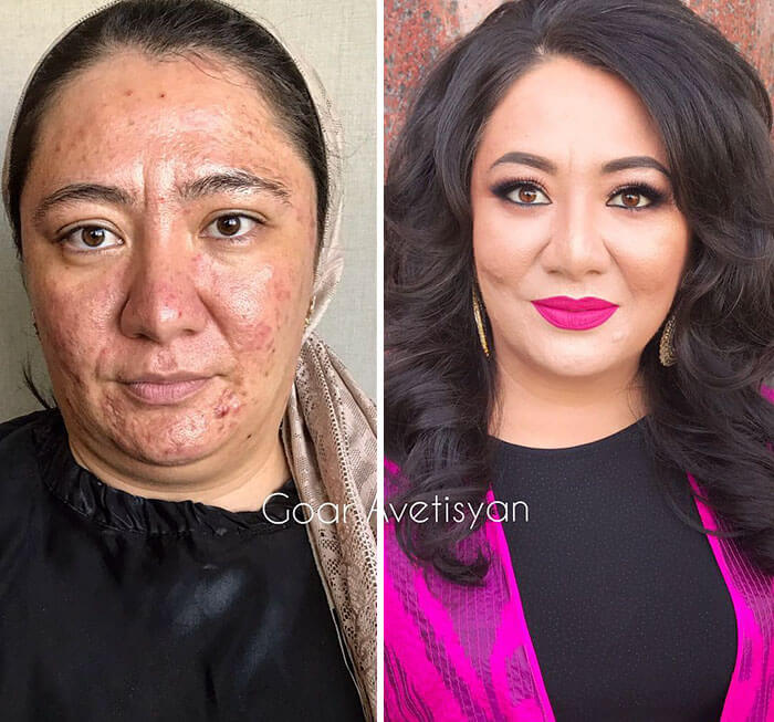 inspiringlife.pt - Maquilhadora transforma mulheres "comuns" em verdadeiras estrelas de Hollywood