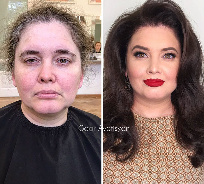 inspiringlife.pt - Maquilhadora transforma mulheres "comuns" em verdadeiras estrelas de Hollywood