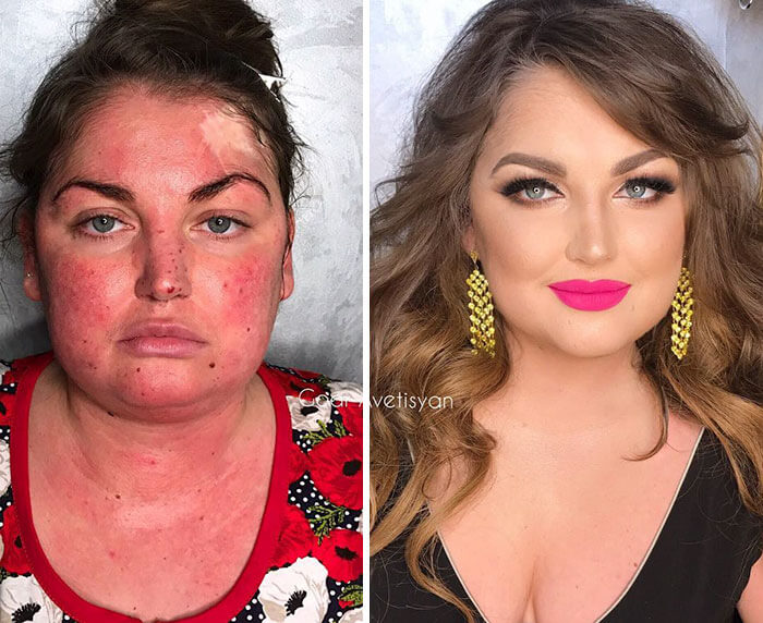 inspiringlife.pt - Maquilhadora transforma mulheres "comuns" em verdadeiras estrelas de Hollywood