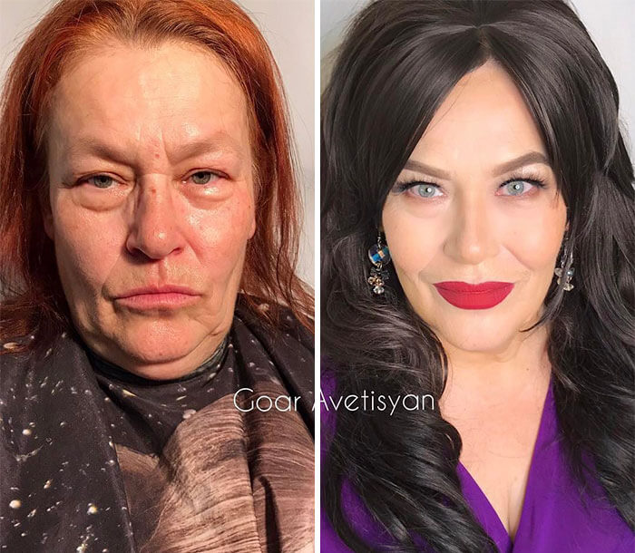 inspiringlife.pt - Maquilhadora transforma mulheres "comuns" em verdadeiras estrelas de Hollywood