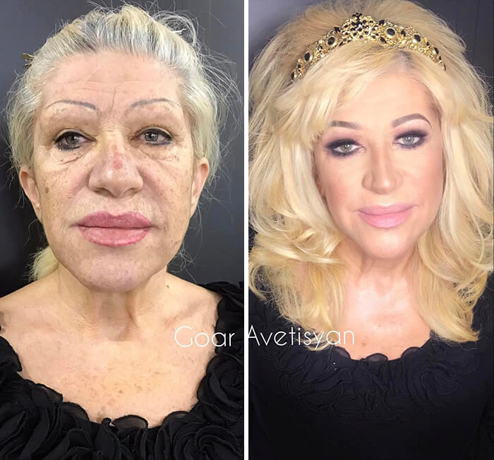 inspiringlife.pt - Maquilhadora transforma mulheres "comuns" em verdadeiras estrelas de Hollywood