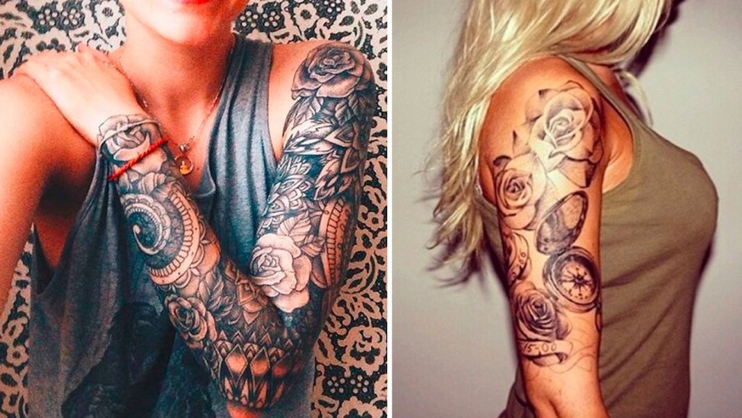 17 ideias de tatuagens em braços para mulheres ousadas