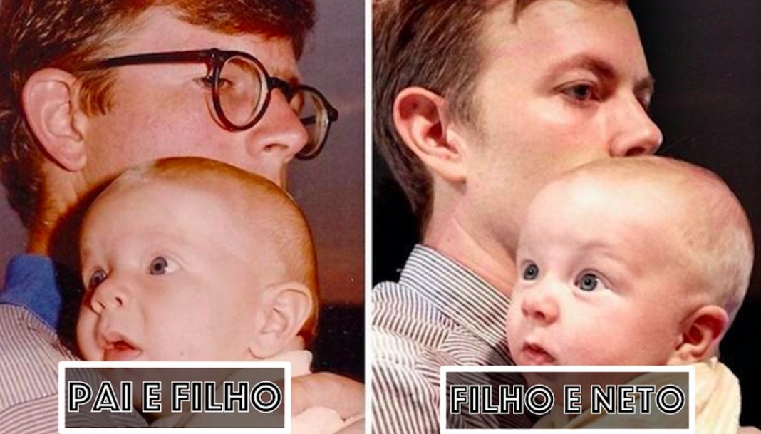 21 fotos de família que provam que a genética não engana