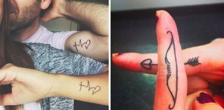 21 tatuagens adoráveis para casais apaixonados
