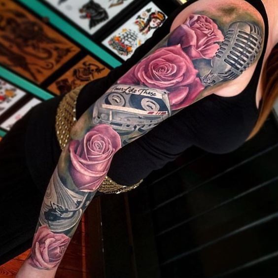 inspiringlife.pt - 17 ideias de tatuagens em braços para mulheres ousadas