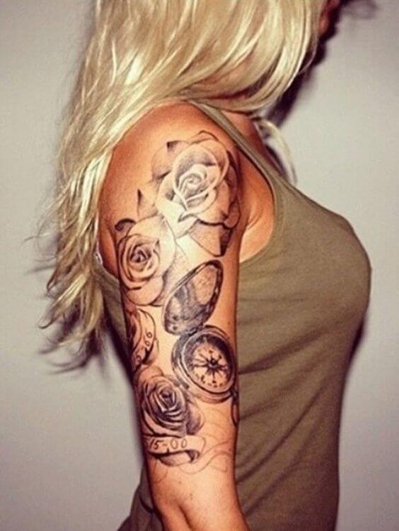 inspiringlife.pt - 17 ideias de tatuagens em braços para mulheres ousadas