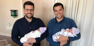 Irmãos gémeos são pais pela primeira vez no mesmo dia