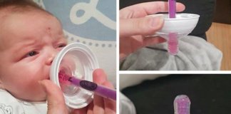 Mãe torna-se viral após partilhar um truque genial para o seu bebé tomar um medicamento