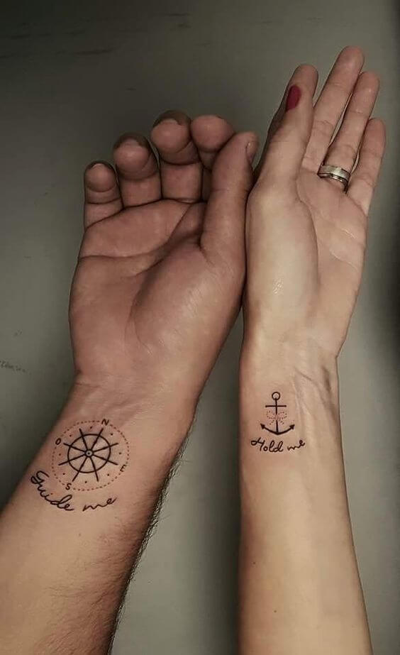 inspiringlife.pt - 21 tatuagens adoráveis para casais apaixonados