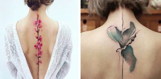 22 melhores ideias de tatuagens na coluna