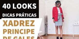 40 looks fantásticos com xadrez “príncipe de gales”