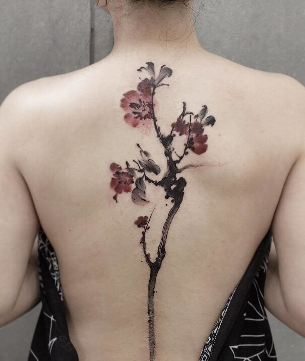 inspiringlife.pt - 22 melhores ideias de tatuagens na coluna