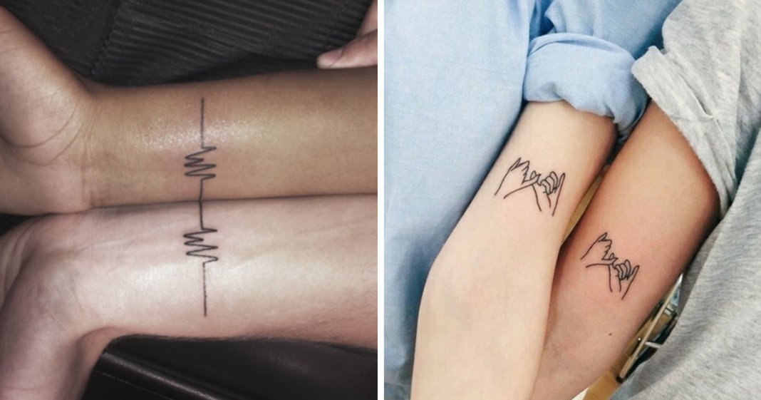 17 ideias de tatuagens originais para casais expressarem o seu amor