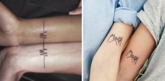 17 ideias de tatuagens originais para casais expressarem o seu amor
