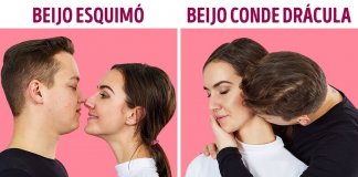 18 tipos de beijos e o seu significado