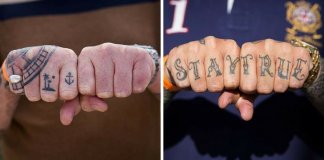 22 tatuagens para os dedos que te irão dar um look rebelde