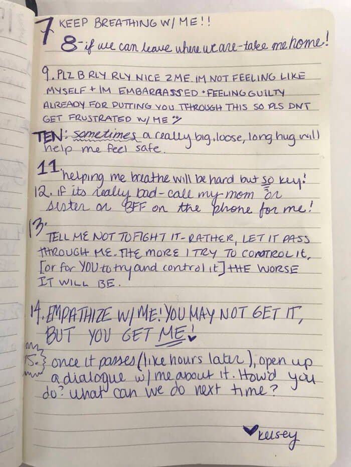 inspiringlife.pt - Actriz com ansiedade fez uma lista para o namorado lidar com os seus ataques de pânico