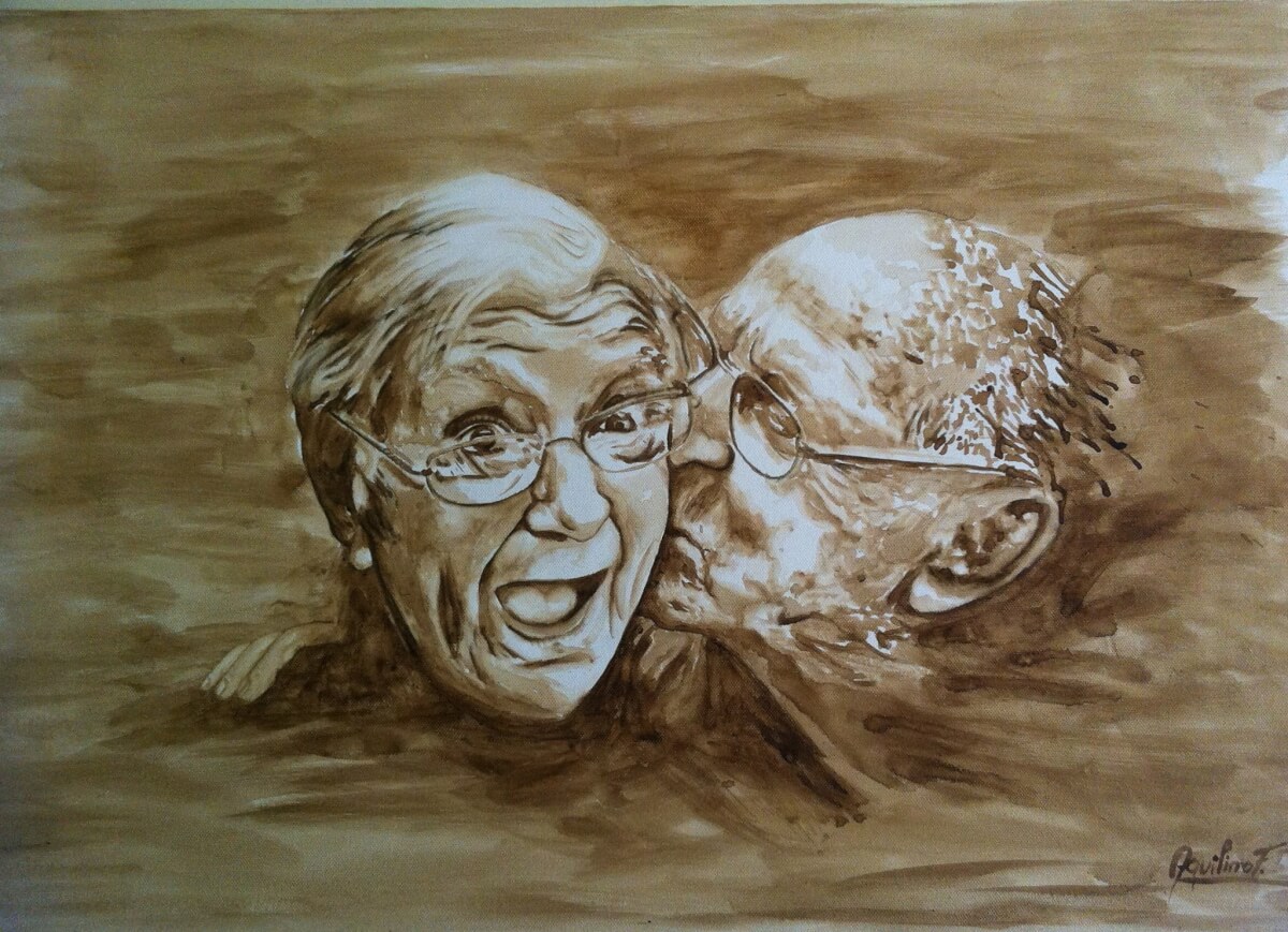inspiringlife.pt - Artista português pinta quadros lindíssimos usando café