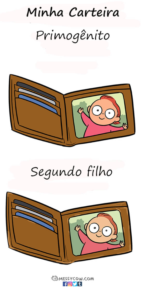 inspiringlife.pt - Artista retrata de forma hilariante e realista a diferença entre ter o primeiro filho vs. segundo filho