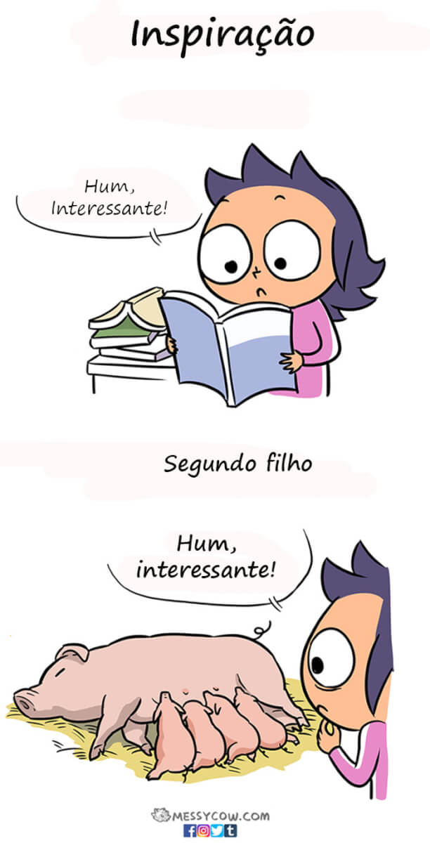 inspiringlife.pt - Artista retrata de forma hilariante e realista a diferença entre ter o primeiro filho vs. segundo filho