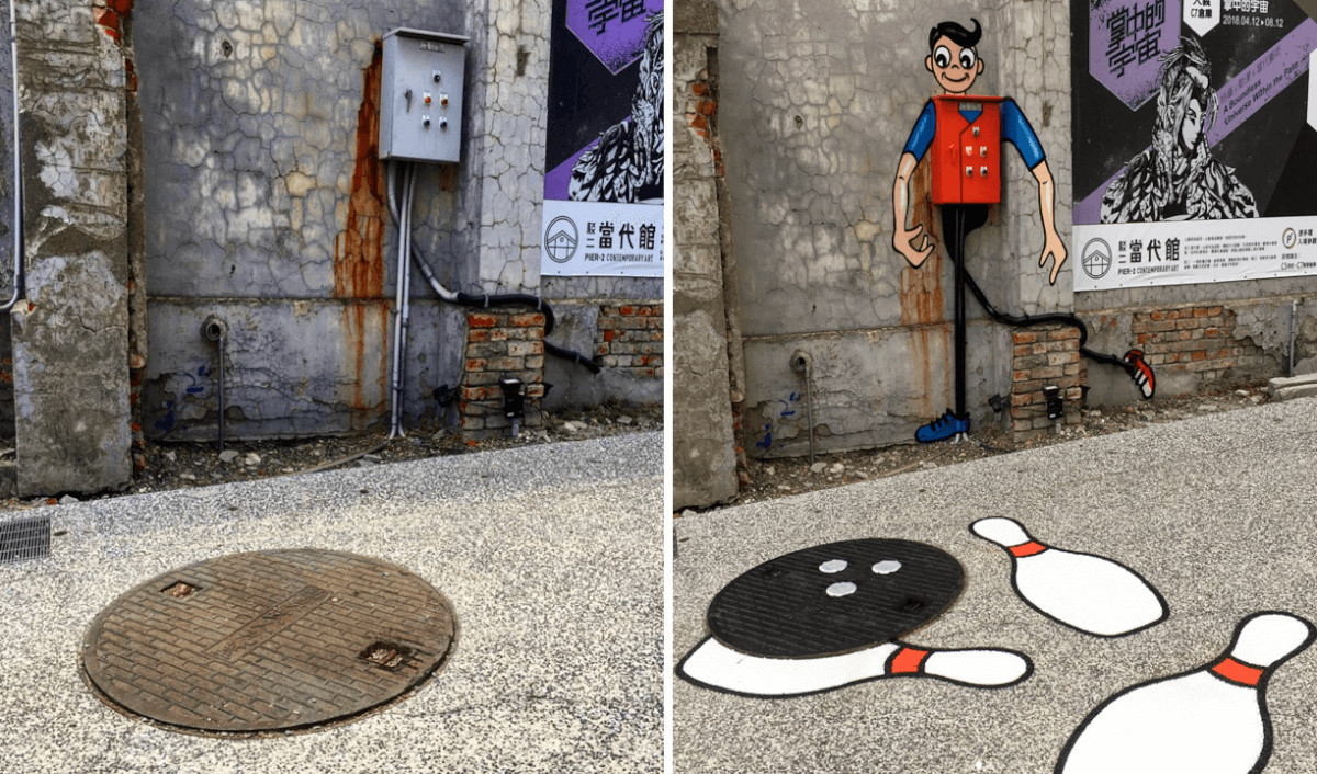 inspiringlife.pt - Artista transforma objectos comuns de rua em verdadeiras obras-de-arte urbana