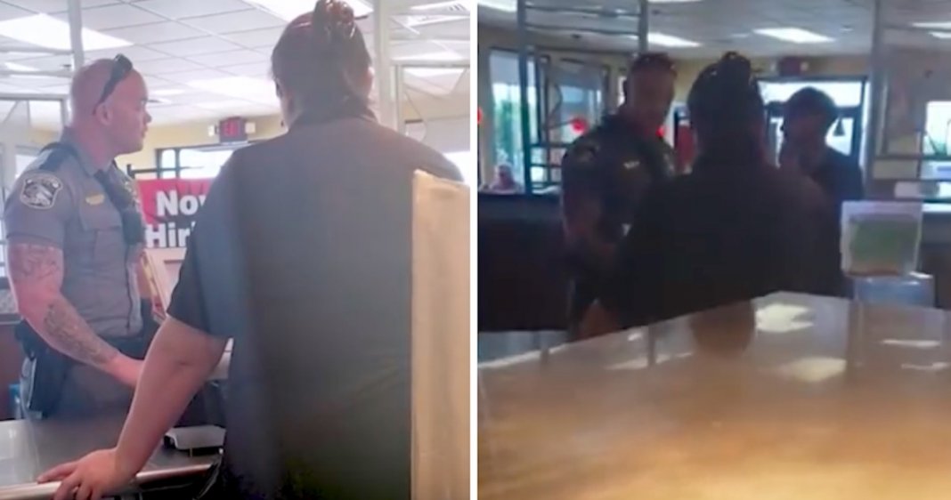 Polícia surpreende ao ser chamado para expulsar sem-abrigo de restaurante