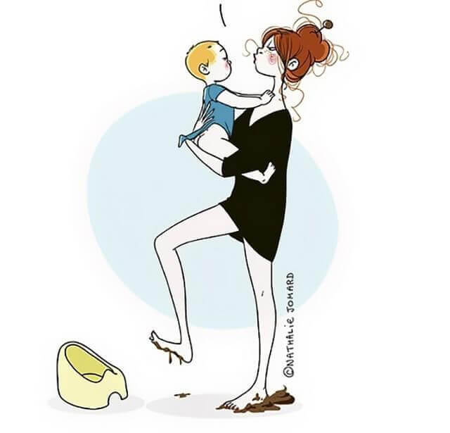 inspiringlife.pt - 23 ilustrações que retratam na perfeição como é ter filhos