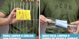 4 truques de limpeza fantásticos com uma esponja