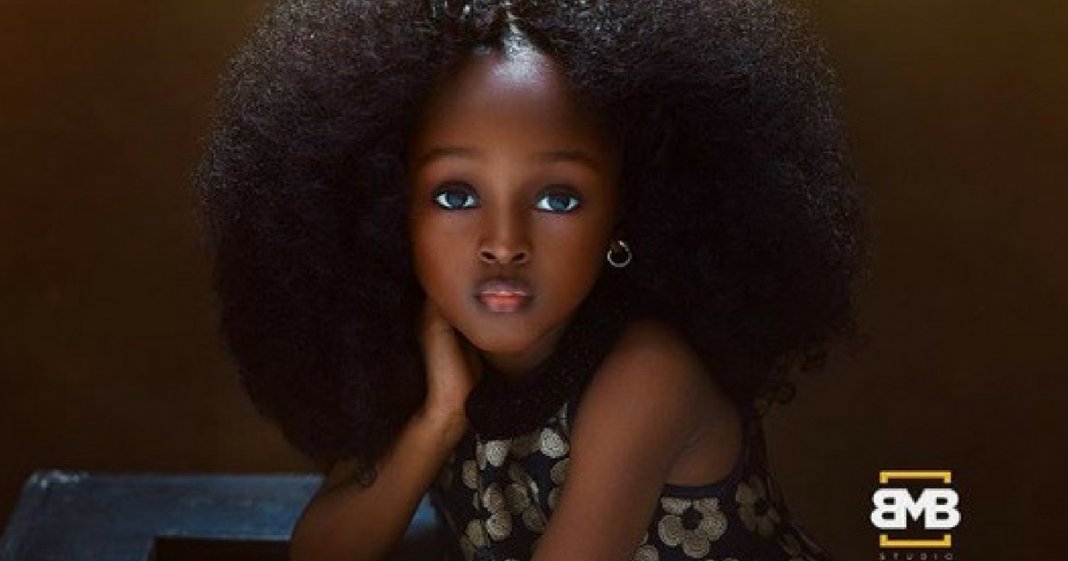 A menina mais bonita do Mundo é nigeriana e tem cinco anos