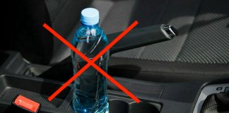 O perigo de deixares garrafas de água dentro do carro