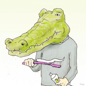 inspiringlife.pt - 24 problemas de um crocodilo retratados em hilariantes ilustrações