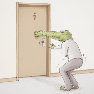 inspiringlife.pt - 24 problemas de um crocodilo retratados em hilariantes ilustrações