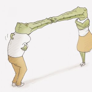 inspiringlife.pt - 24 problemas de um crocodilo retratados em hilariantes ilustrações