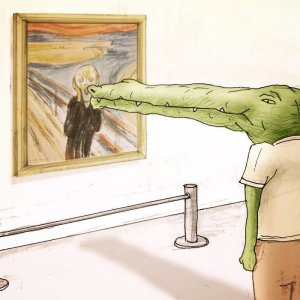 inspiringlife.pt - 24 problemas de um crocodilo retratados em hilariantes ilustrações