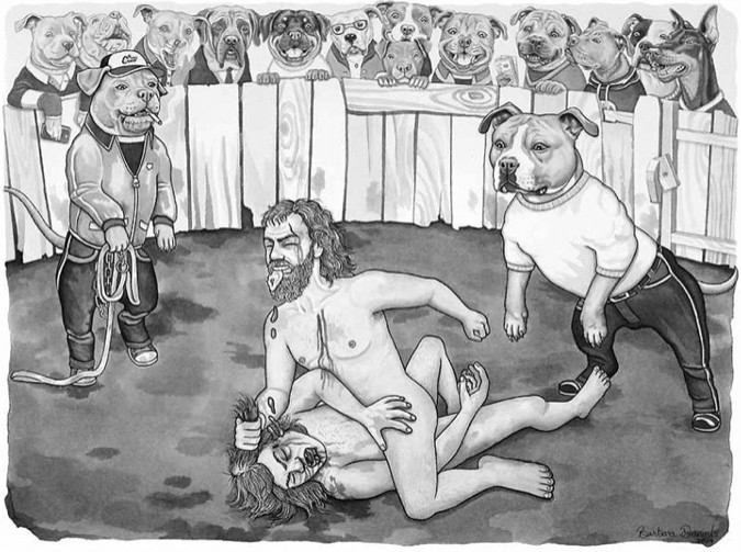 inspiringlife.pt - Artista alerta a sociedade para a tortura animal através de desenhos chocantes