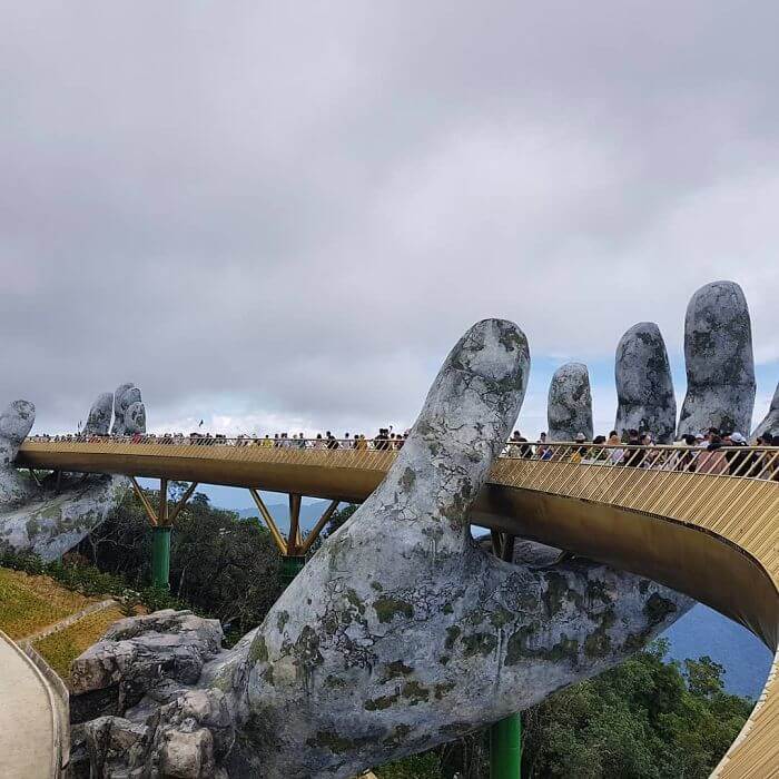 inspiringlife.pt - Nova ponte no Vietnam dá a sensação de estares no filme "Senhor dos Anéis"